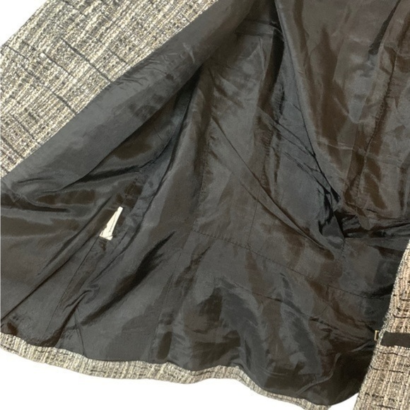 Mango Suit Blazer Gold Gray Size Medium - Picture 5 of 5